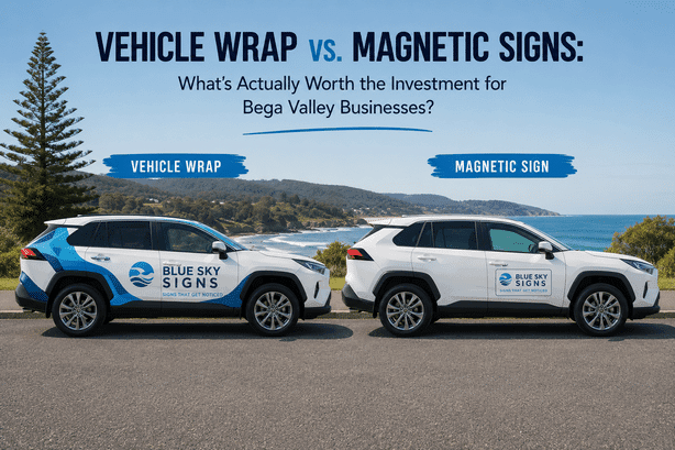 Wrap vs Magnetic Branding: Bega Valley